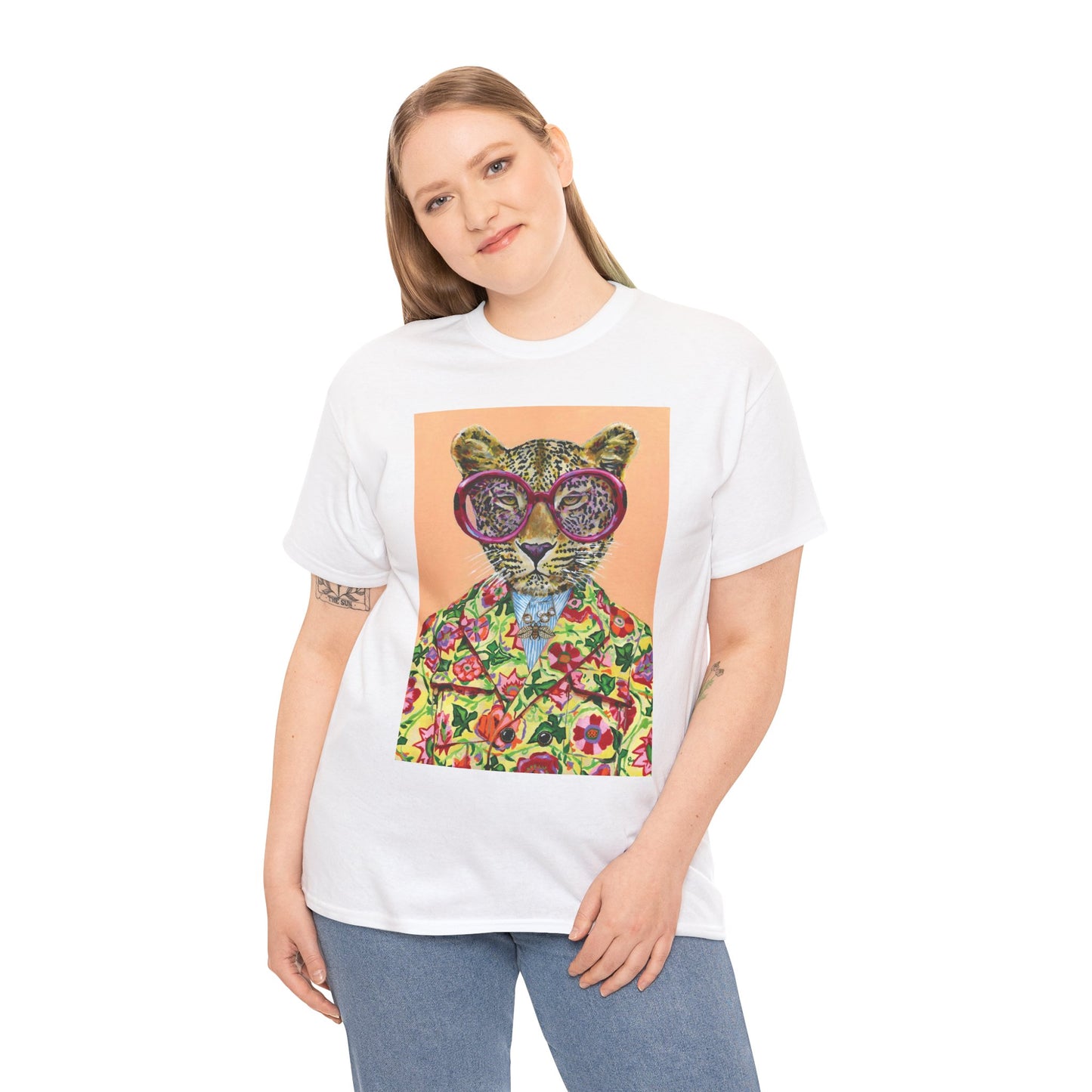 Vibrant Animal Tee, Unisex Graphic Shirt, Trendy Cotton Top, Fun Casual Wear, Gift for Animal Lovers, Summer Fashion