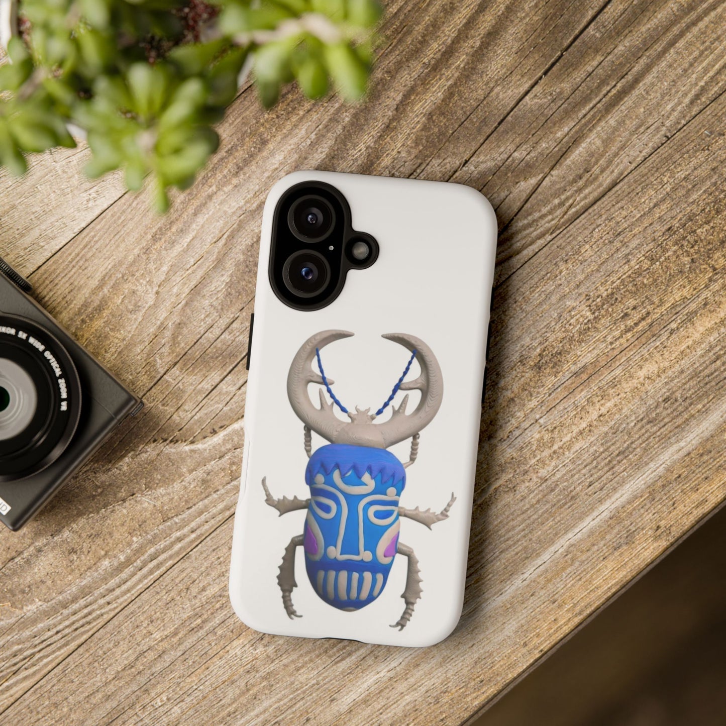 Colorful Beetle iPhone 16 Case with Unique Design, Trendy Phone Accessory, Gifting Idea, Eco-Friendly Case, Perfect for Bug Lovers, Unique [...]