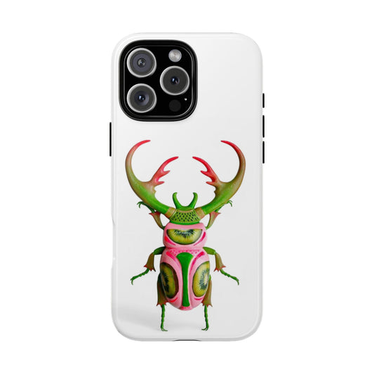 Colorful Beetle iPhone 16 Pro Max Case | Tough Cases | Unique Phone Cover, Insect Design, Nature Lovers Gift, Eco-Friendly, TrendyAccessories
