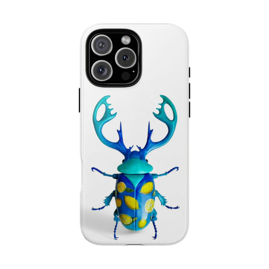 Beetle Phone Case, Tough Phone Cover, Insect Art, Unique Mobile Protector, Gift for Nature Lovers, Eco-Friendly Tech Accessory