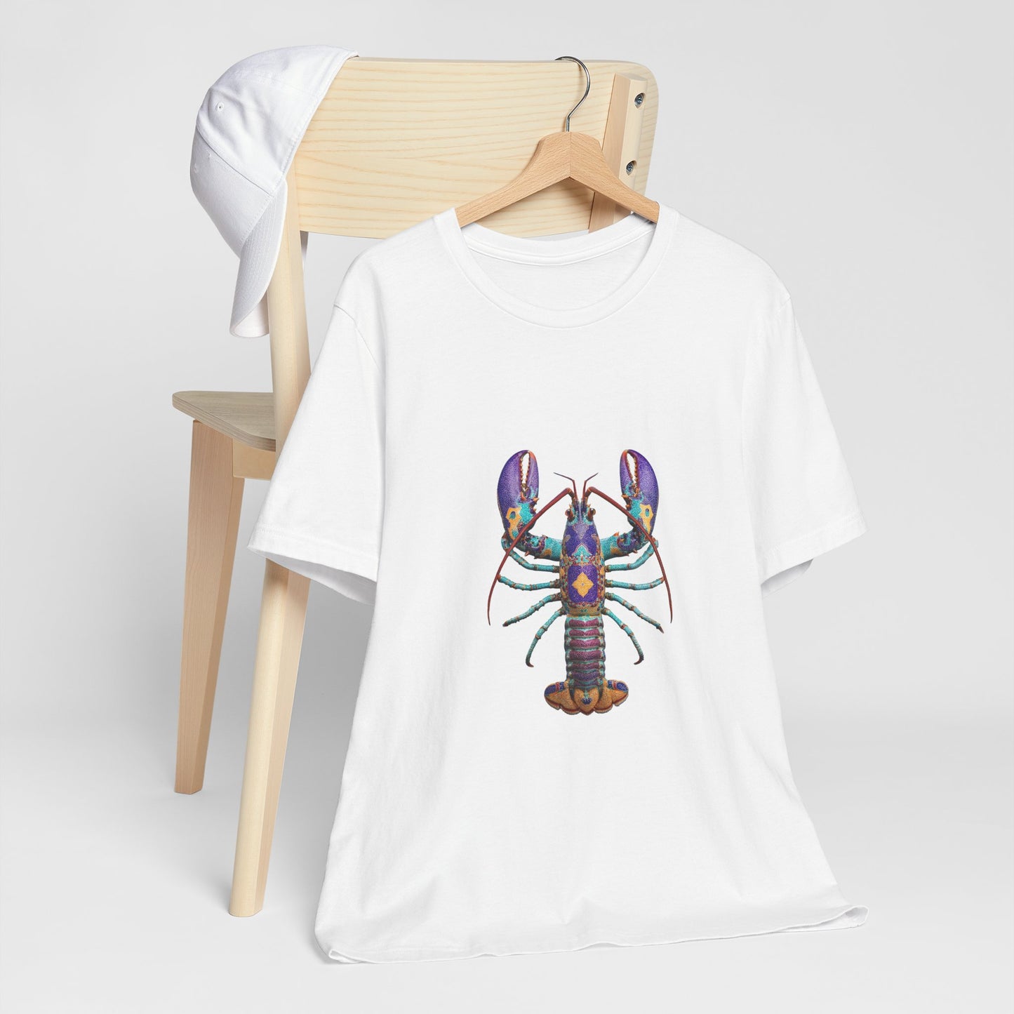 Lobster Graphic Tee | Unisex Jersey Short Sleeve Shirt, Beachwear, Seafood Lover Gift, Summer Casual, Lobster Lover Apparel