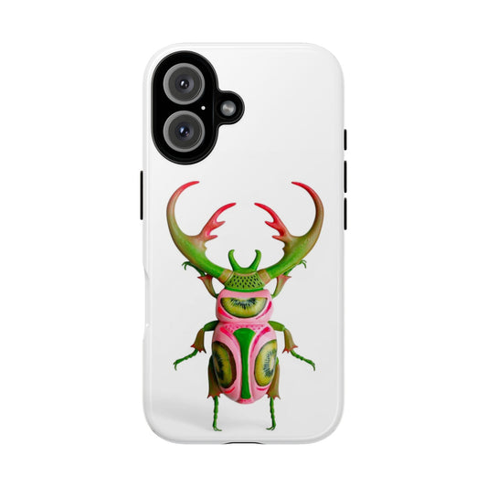 Stylish Phone Case with Unique Beetle Design - Tough Cases, Insect Art, Nature Lover Gift, Phone Protection, Eco-Friendly