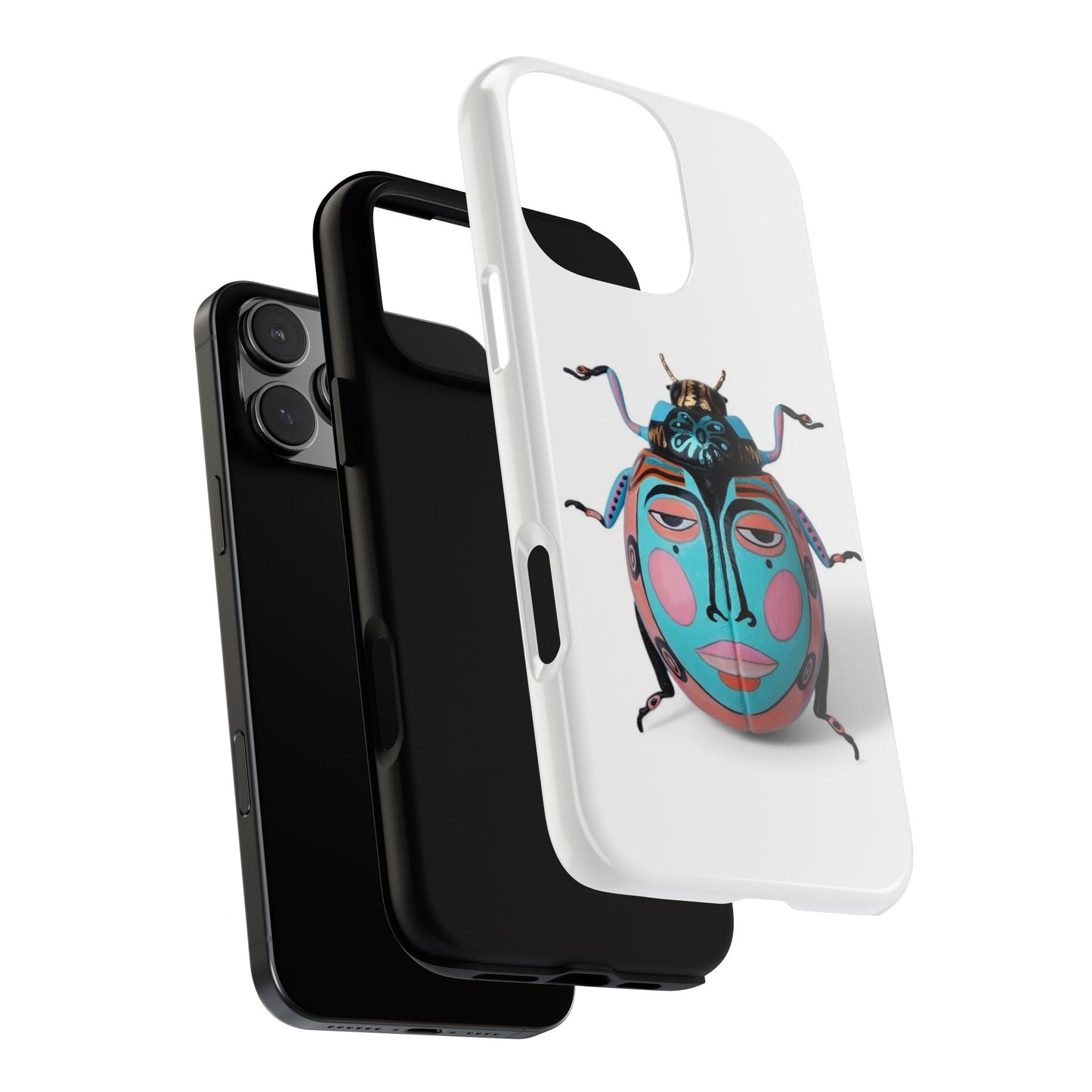 Tough iPhone 16 Pro Max Cases - Artistic Insect Phone Case, Unique Phone Accessory, Gift for Nature Lovers, Trendy Mobile Cover, Birthday Present