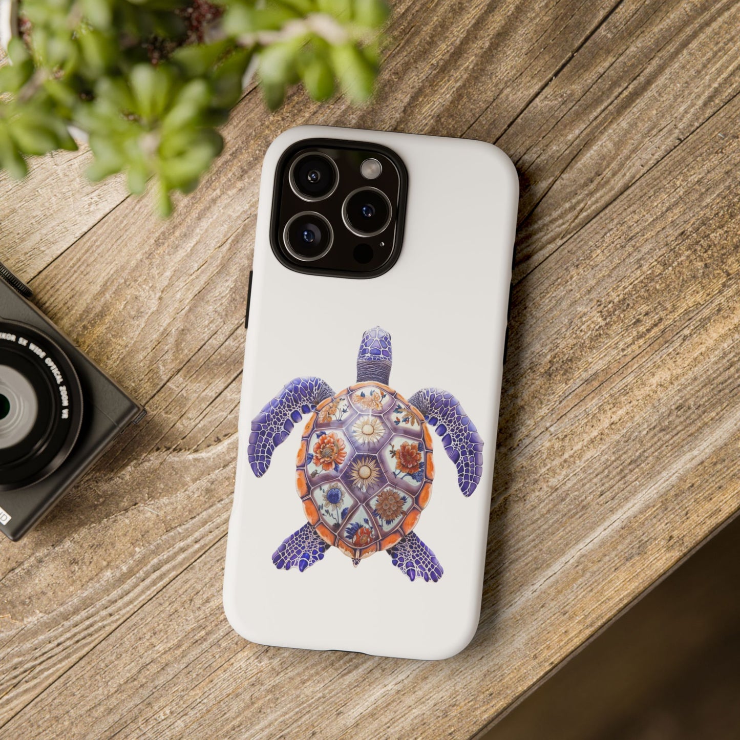 Decorative iPhone 16 Pro Max Case with Turtle Design, Oceanic Vibe, Fun Gift for Nature Lovers, Sea Turtle Phone Cover, Unique Animal Case, [...]